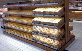 烘焙區域道具-新式中島面包架